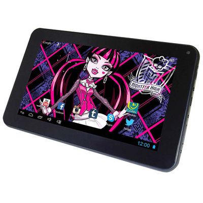 Tablet Monster High Android 4.1 Wi-Fi Tela 7 Touchscreen e Memória Interna 8GB - Candide