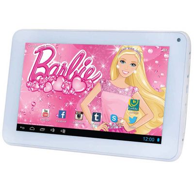 Tablet Barbie Fantastic Pad Android 4.1 Wi-Fi Tela 7 Touchscreen e Memória Interna 8GB - Candide